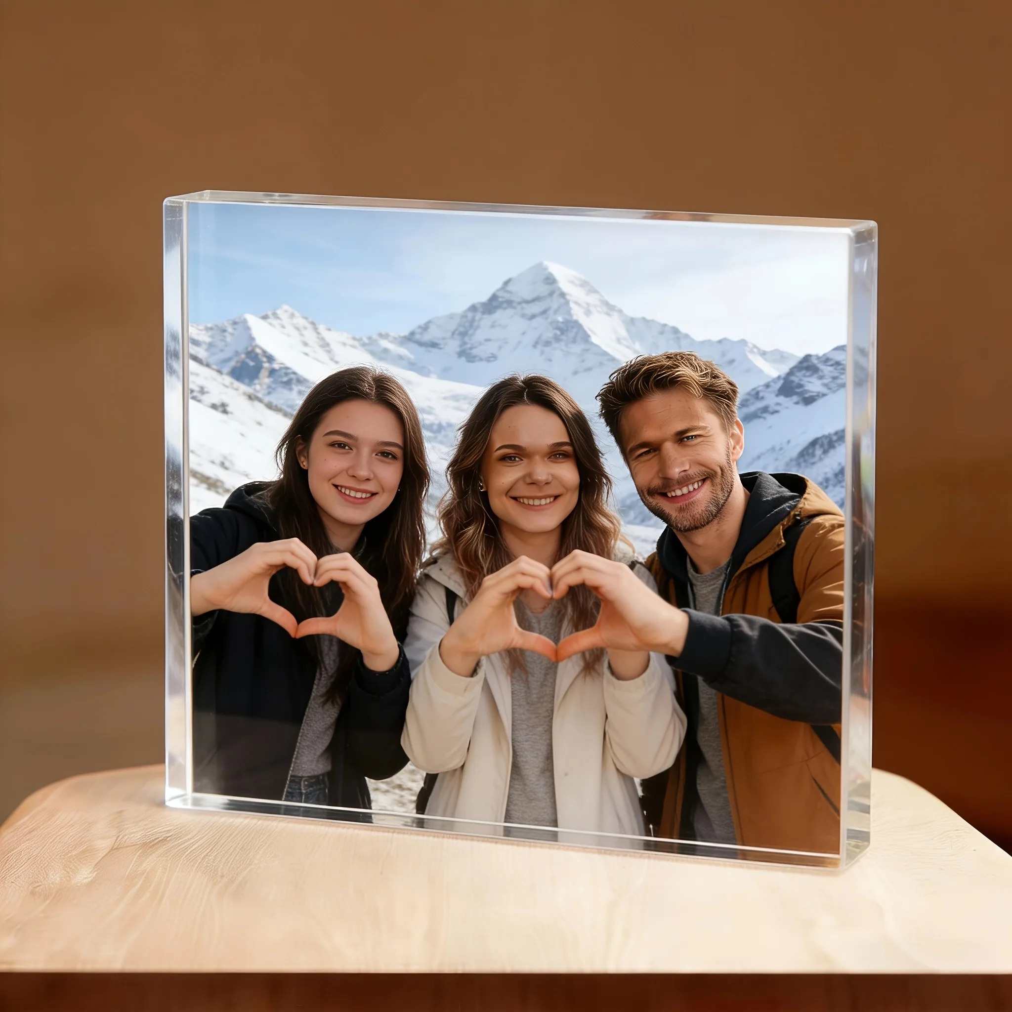 Photo Acrylic Block - زينة مكتبية مخصصة من الأكريليك، صور
