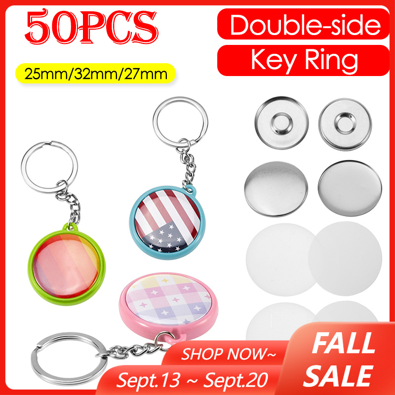 Button Badge Blank - 50 قطعة/مجموعة 25 مم 32 مم