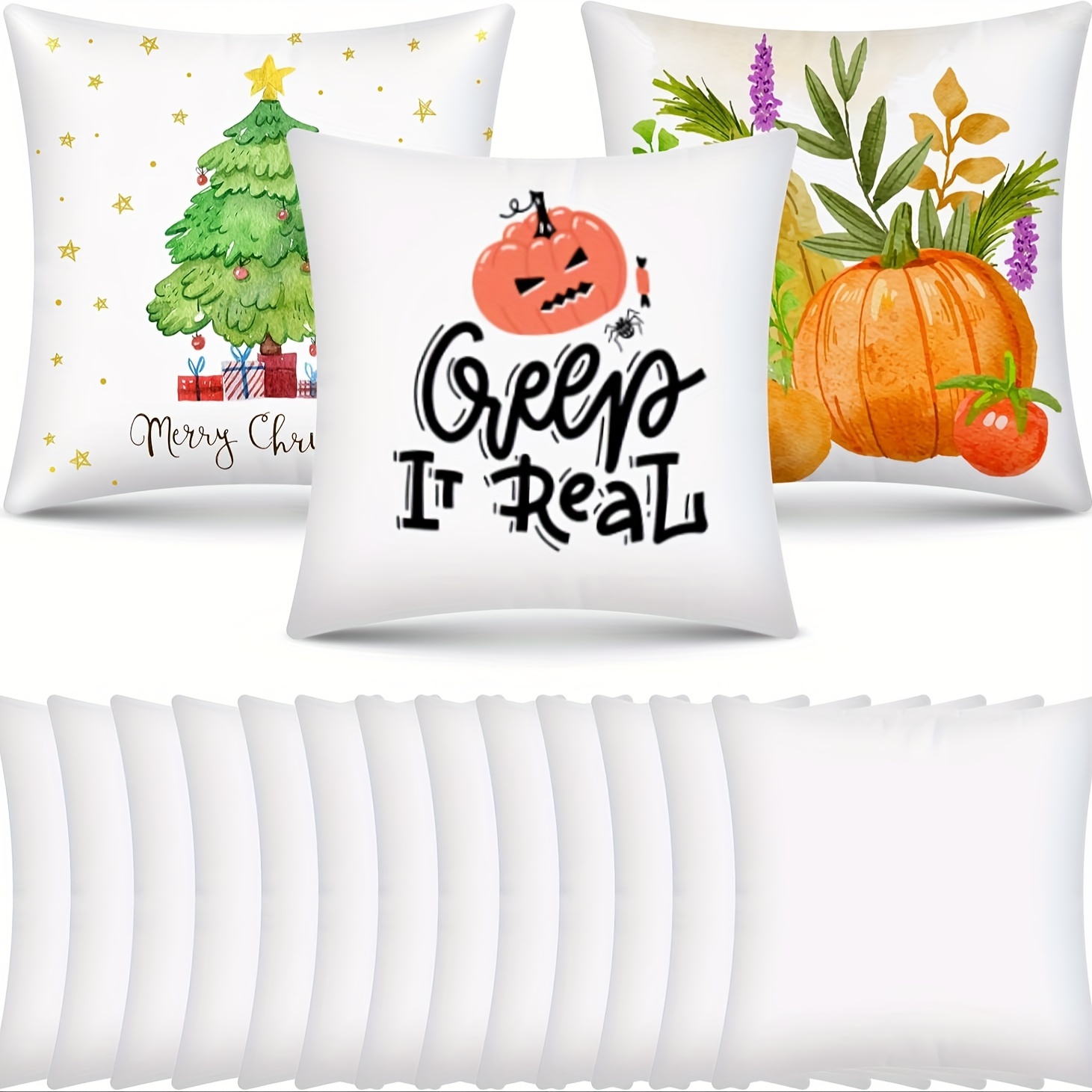 أغطية وسائد فارغة للطباعة بالح - مراجعة Pillow Cover Sublimation وسعره