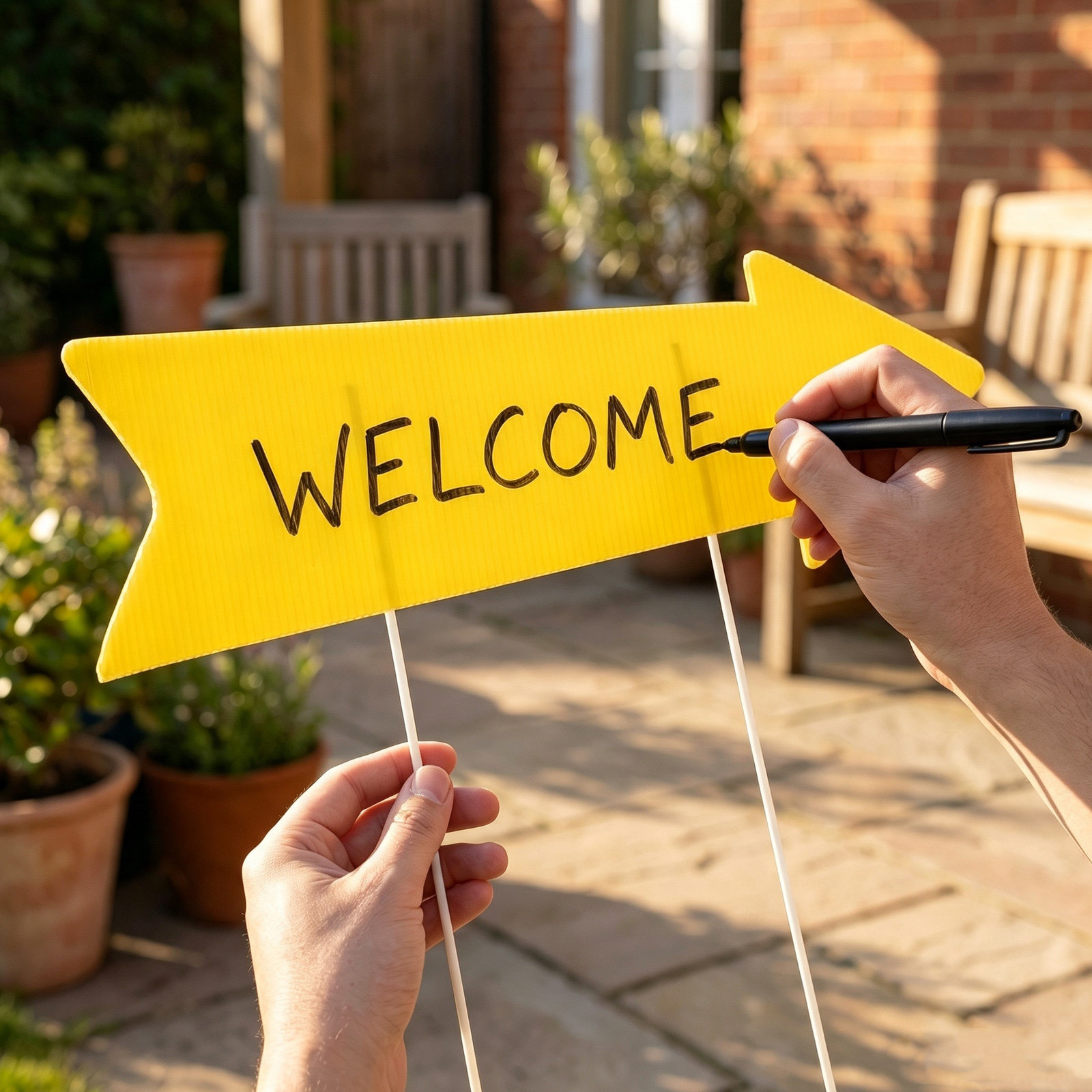 10 قطع من لافتات الحديقة الصفر - مراجعة Yard Sign Blank وسعره