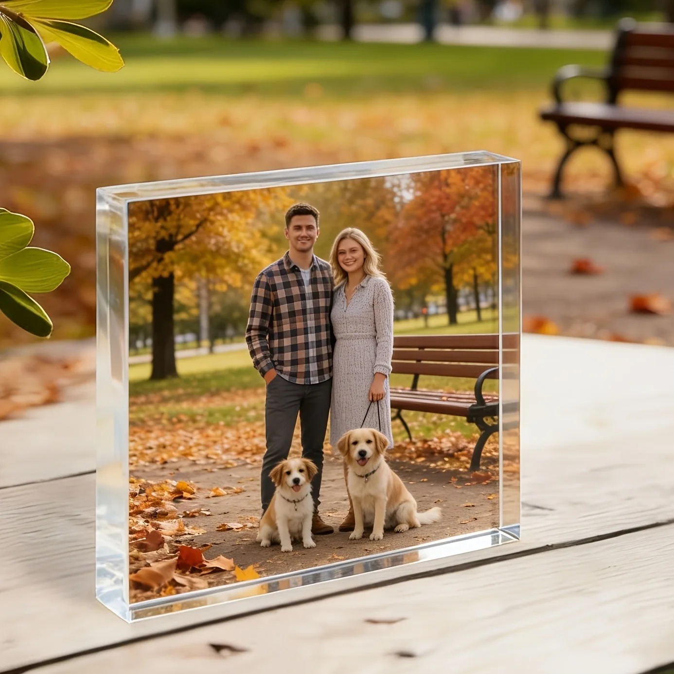 زينة مكتبية مخصصة من الأكريليك - مراجعة Photo Acrylic Block وسعره